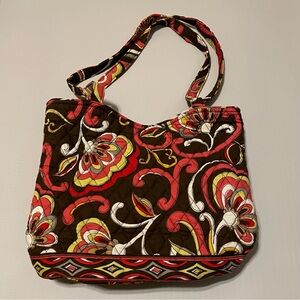 Vera Bradley Brown, Yellow and Red Bag